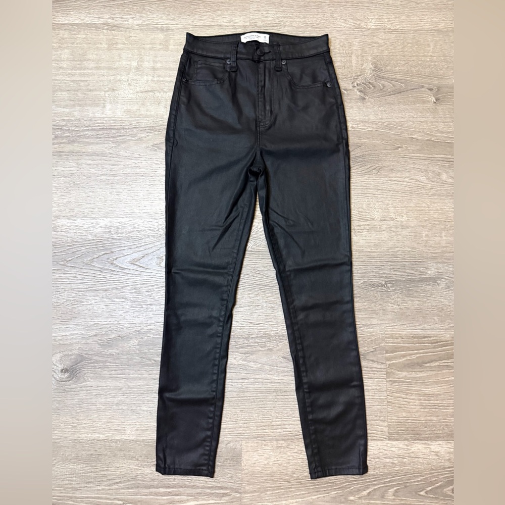 •ABERCROMBIE & FITCH• THE SUPER SKINNY ANKLE HIGH RISE PANTS